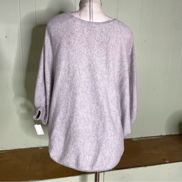 Garnet Hill Cashmere Batwing Cape Slouchy Sweater Small‎ - Picture 6 of 11